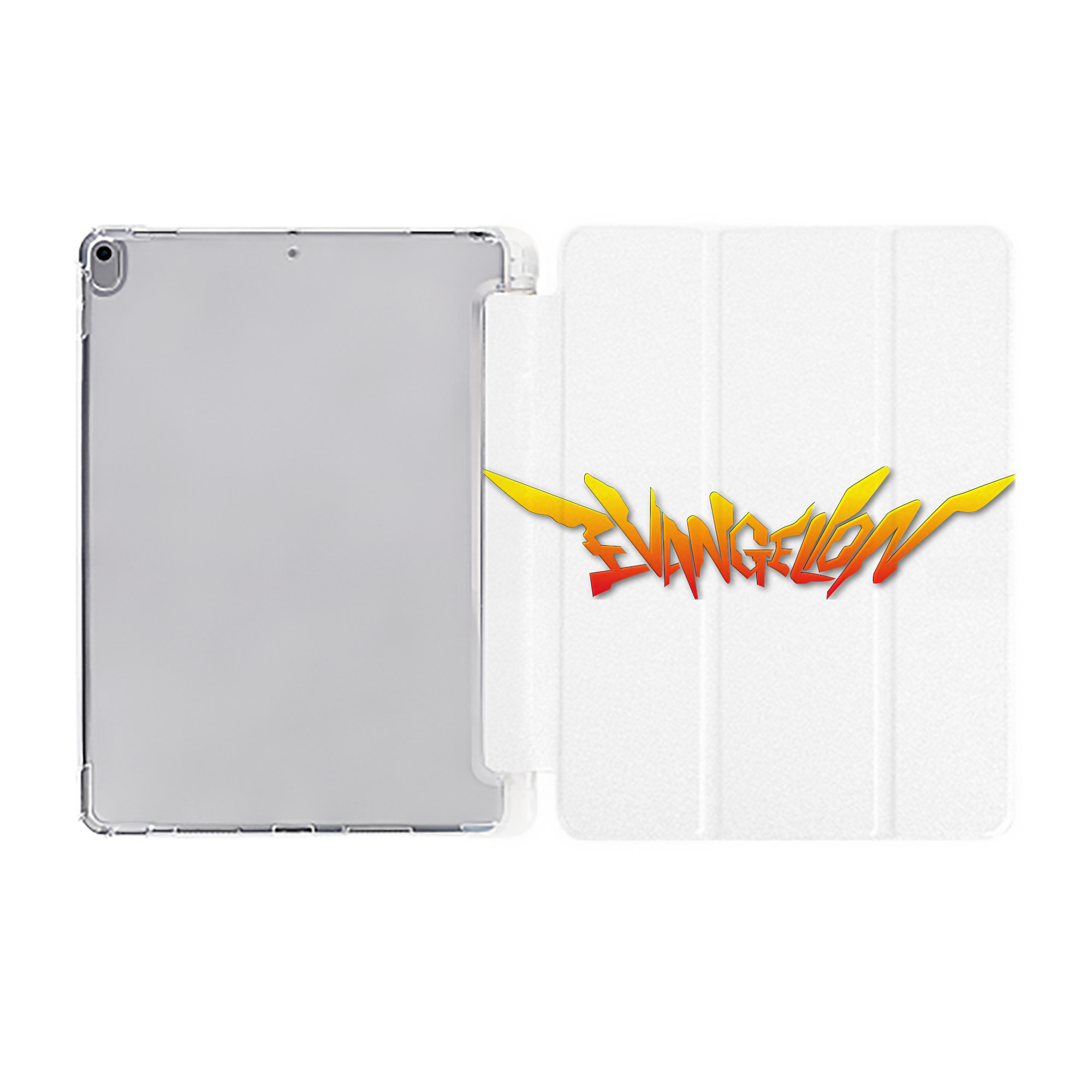 （画像用） EVA 新世紀エヴァンゲリオン IPad ケース ペン収納付き 三つ折りスタンド PUレザー×シリコン 対応機種9.5/10.5/10.9インチ